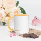 tsgabrielle® • Mug with Color Golden Yellow Inside • Ceramic • 325 ml