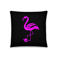 tsgabrielle® • Flamant 🦩 Rose • Pillows • Black • 3 Sizes