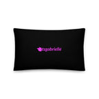 tsgabrielle® • Flamant Rose • Pillows • Black • 3 Sizes