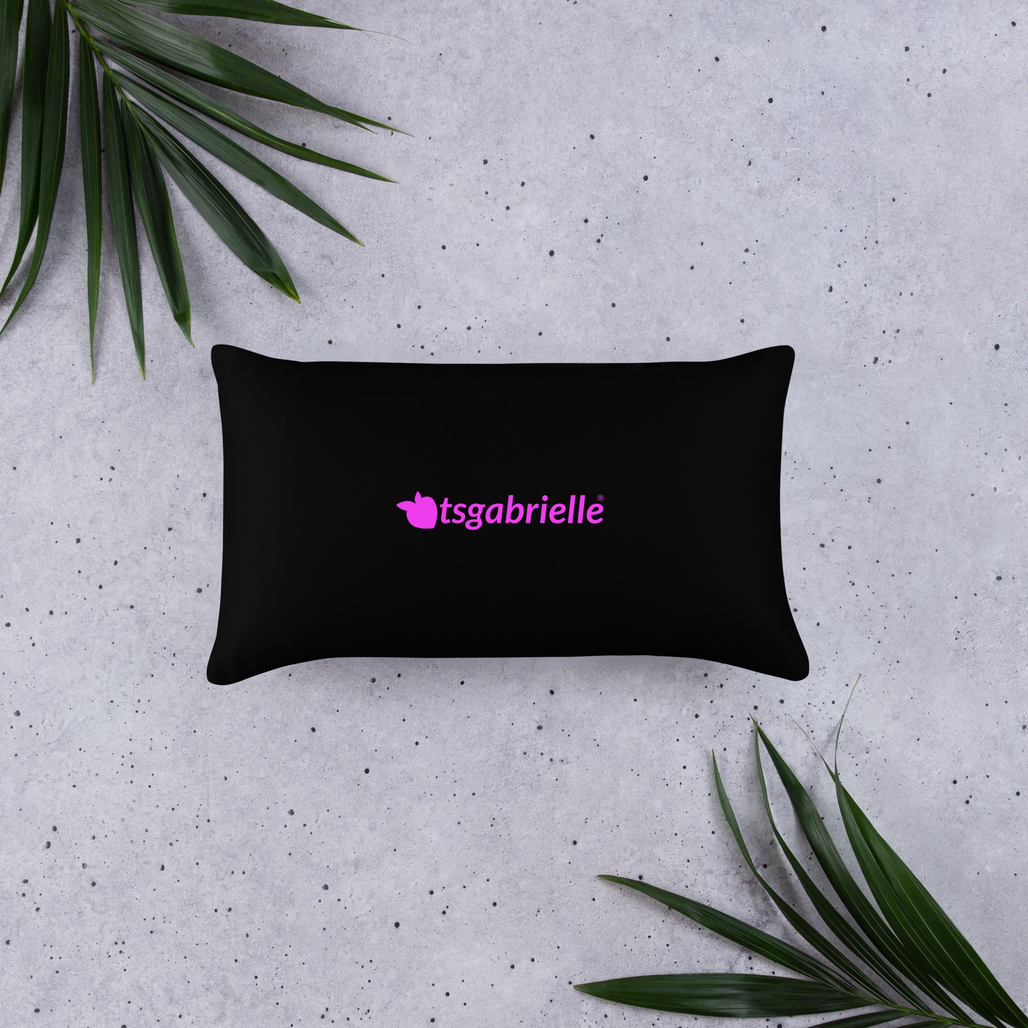 tsgabrielle® • Flamant Rose • Pillows • Black • 3 Sizes