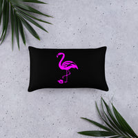 tsgabrielle® • Flamant 🦩 Rose • Pillows • Black • 3 Sizes