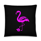 tsgabrielle® • Flamant Rose • Pillows • Black • 3 Sizes