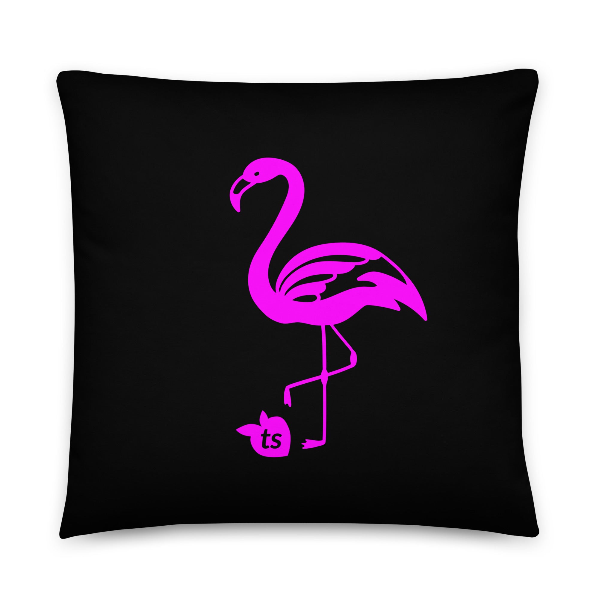 tsgabrielle® • Flamant Rose • Pillows • Black • 3 Sizes