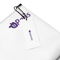 tsgabrielle® • Paris - Notre-Dame Cathedral • Crossbody Bag • White • 11″ × 8″ •