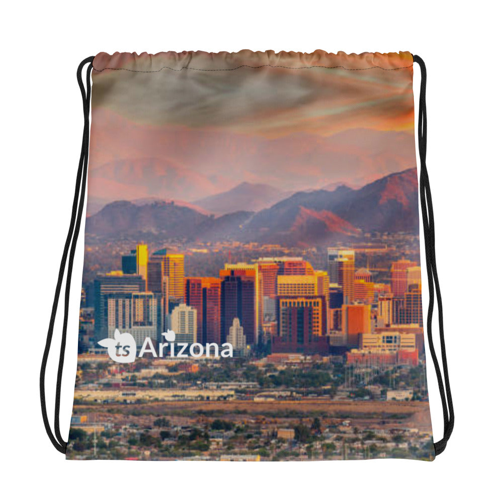 tsgabrielle® • Arizona 🌵 - Phoenix • Drawstring Bag • 15″ × 17″ • Polyester