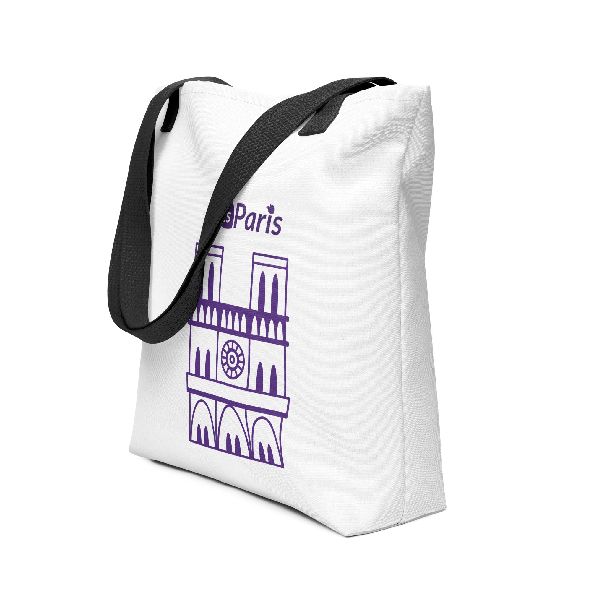 tsgabrielle® • Paris - Notre-Dame Cathedral • Tote Bag • White • 39 cm x 39 cm