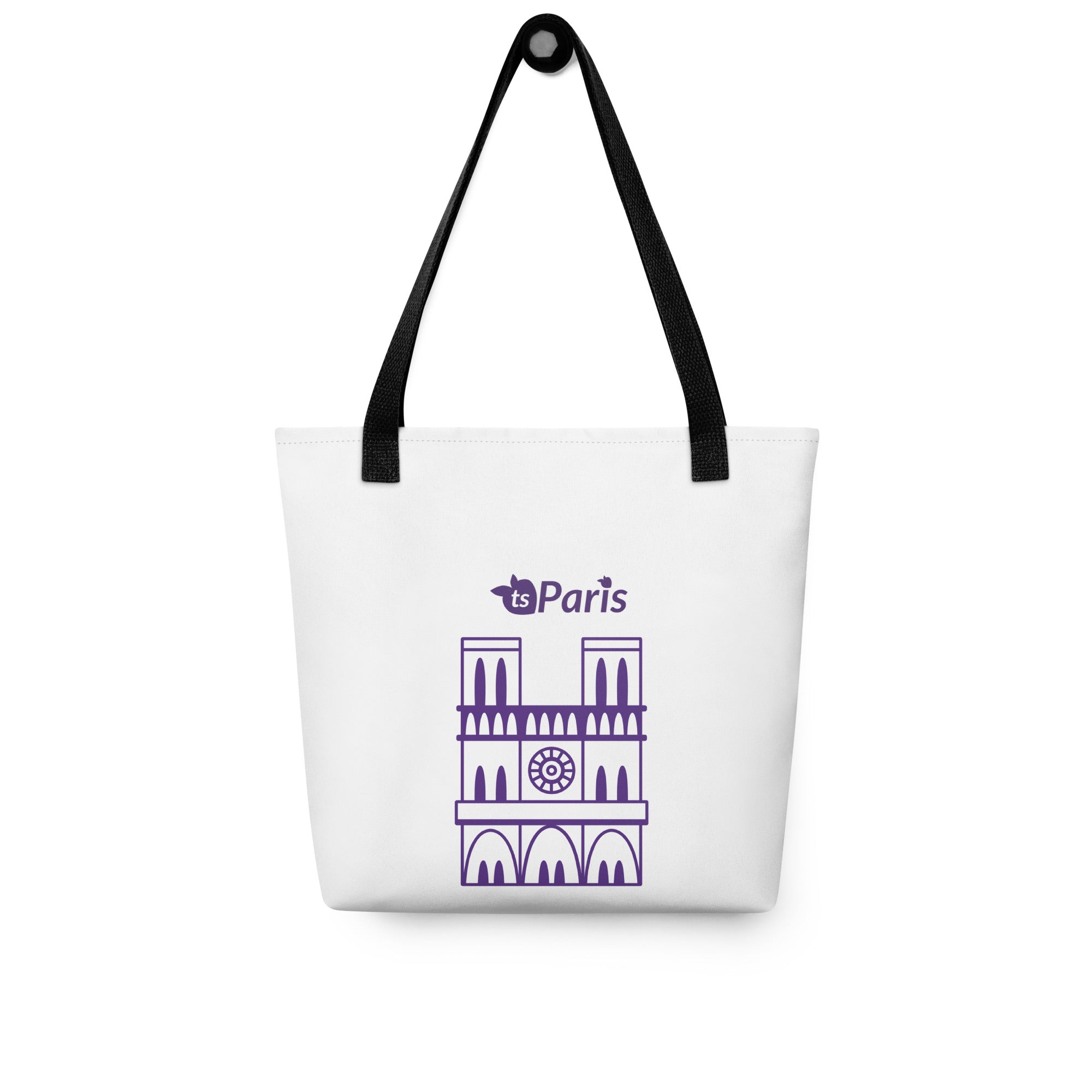 tsgabrielle® • Paris - Notre-Dame Cathedral • Tote Bag • White • 39 cm x 39 cm