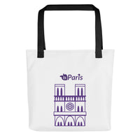 tsgabrielle® • Paris - Notre-Dame Cathedral • Tote Bag • White • 39 cm x 39 cm