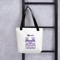 tsgabrielle® • Paris - Notre-Dame Cathedral • Tote Bag • White • 39 cm x 39 cm