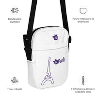 tsgabrielle® • Paris - La Tour Eiffel • Utility Crossbody Bag • White •