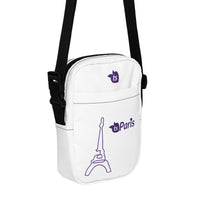 tsgabrielle® • Paris - La Tour Eiffel • Utility Crossbody Bag • White •