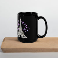tsgabrielle® • Paris • Glossy Mug • Black • Ceramic • 2 Sizes •