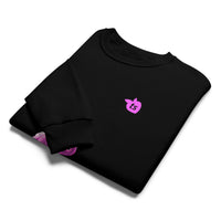 tsgabrielle® • For Her👗 • Flamant 🦩Rose • Crew Neck Sweatshirt • Black •