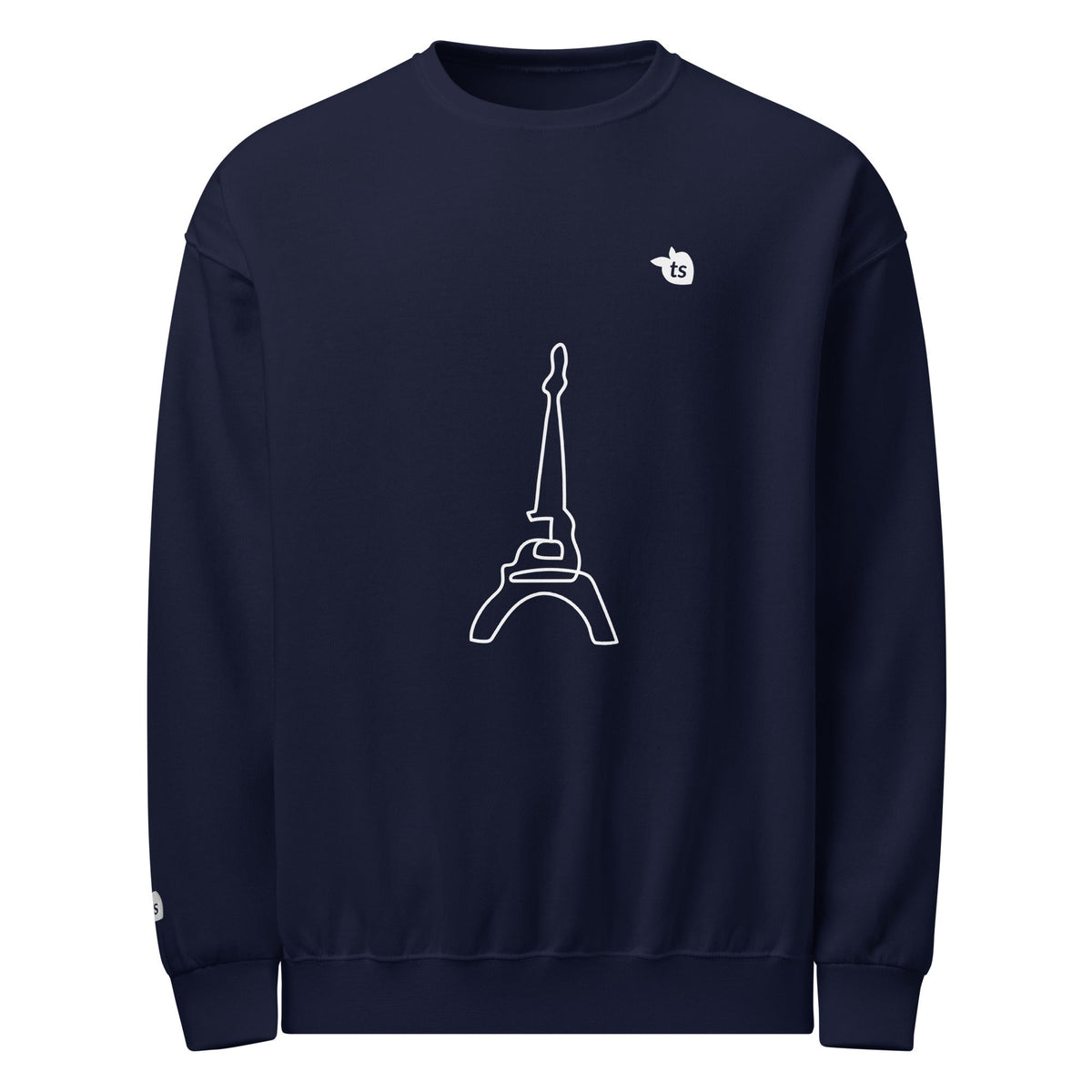 tsgabrielle® • For Her 👗 • Paris - La Tour Eiffel • Crew Neck Sweatshirt • J. Navy Crew