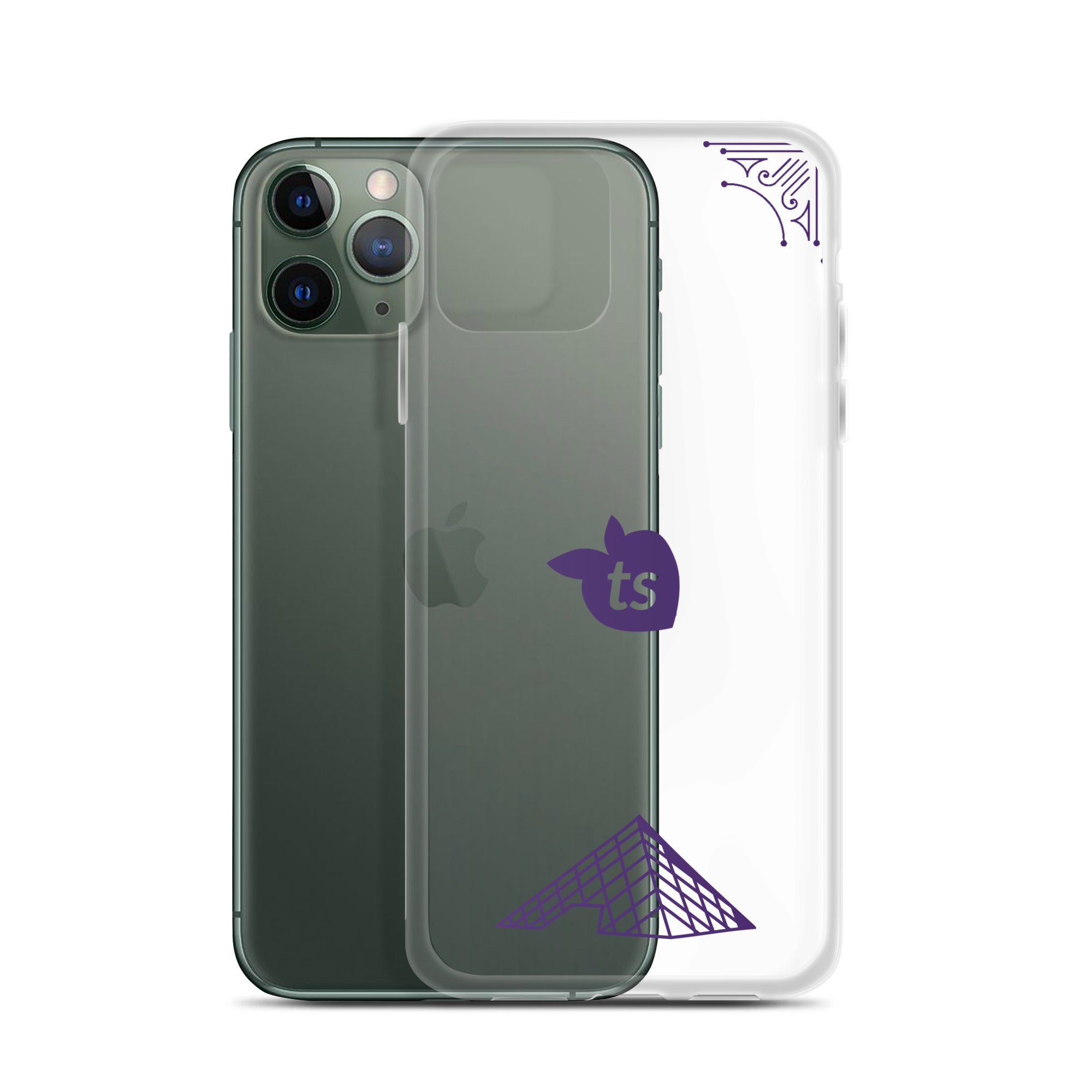 tsgabrielle® • Paris - The Louvre Pyramid • Clear Case Compatible with iPhone® • Latest Models •