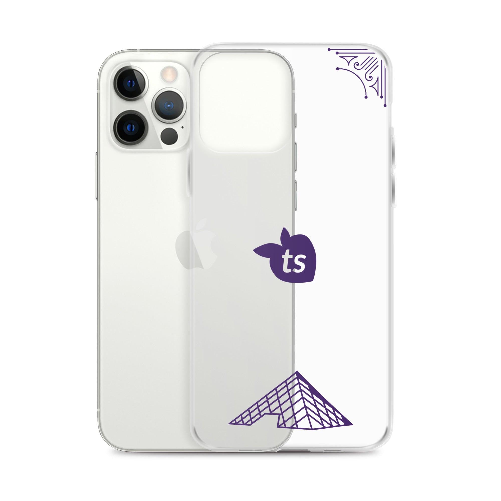 tsgabrielle® • Paris - The Louvre Pyramid • Clear Case Compatible with iPhone® • Latest Models •