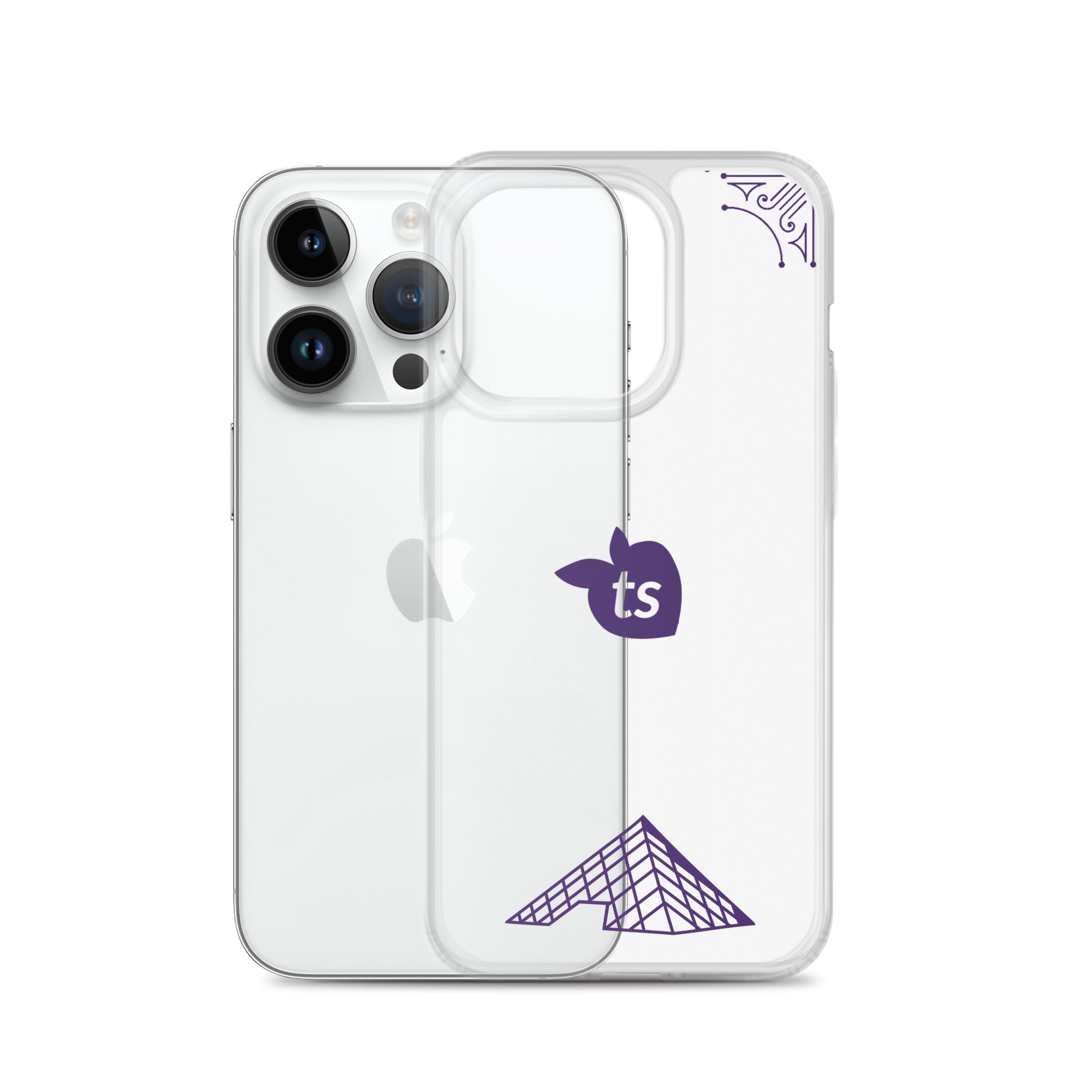 tsgabrielle® • Paris - The Louvre Pyramid • Clear Case Compatible with iPhone® • Latest Models •