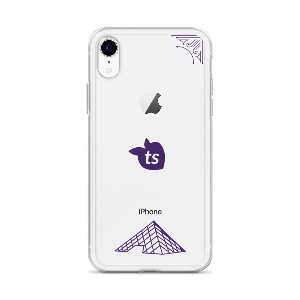 tsgabrielle® • Paris - The Louvre Pyramid • Clear Case Compatible with iPhone® • Latest Models •