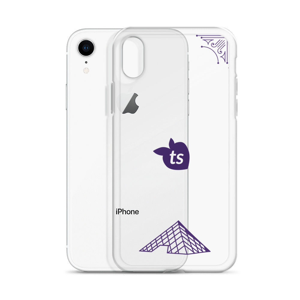 tsgabrielle® • Paris - The Louvre Pyramid • Clear Case Compatible with iPhone® • Latest Models •