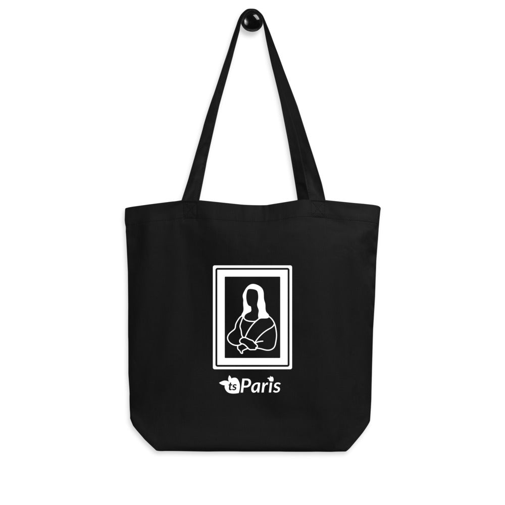 tsgabrielle® • Paris - Da Vinci • Tote Bag • Black • 100% Cotton Organic •