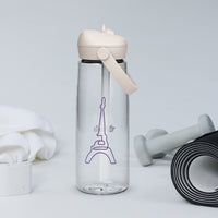 CamelBak® Eddy® by tsgabrielle® • Paris - La Tour Eiffel • Sports Water Bottle • Flip Straw • Clear • 739 ml •