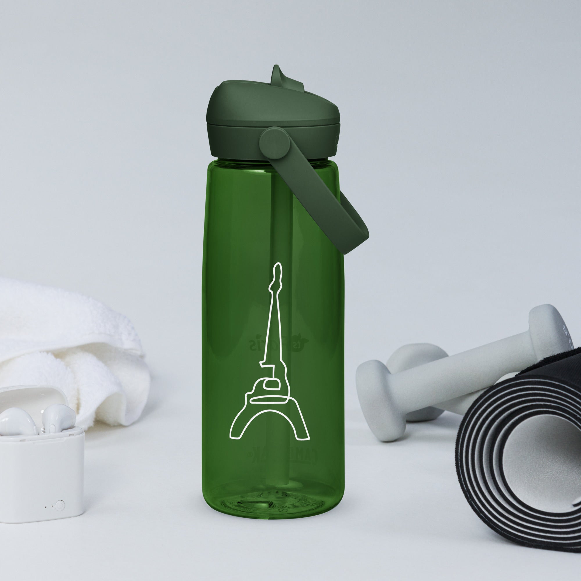CamelBak® Eddy® by tsgabrielle® • Paris - La Tour Eiffel • Sports Water Bottle • Flip Straw • 4 Colors • 25 oz •