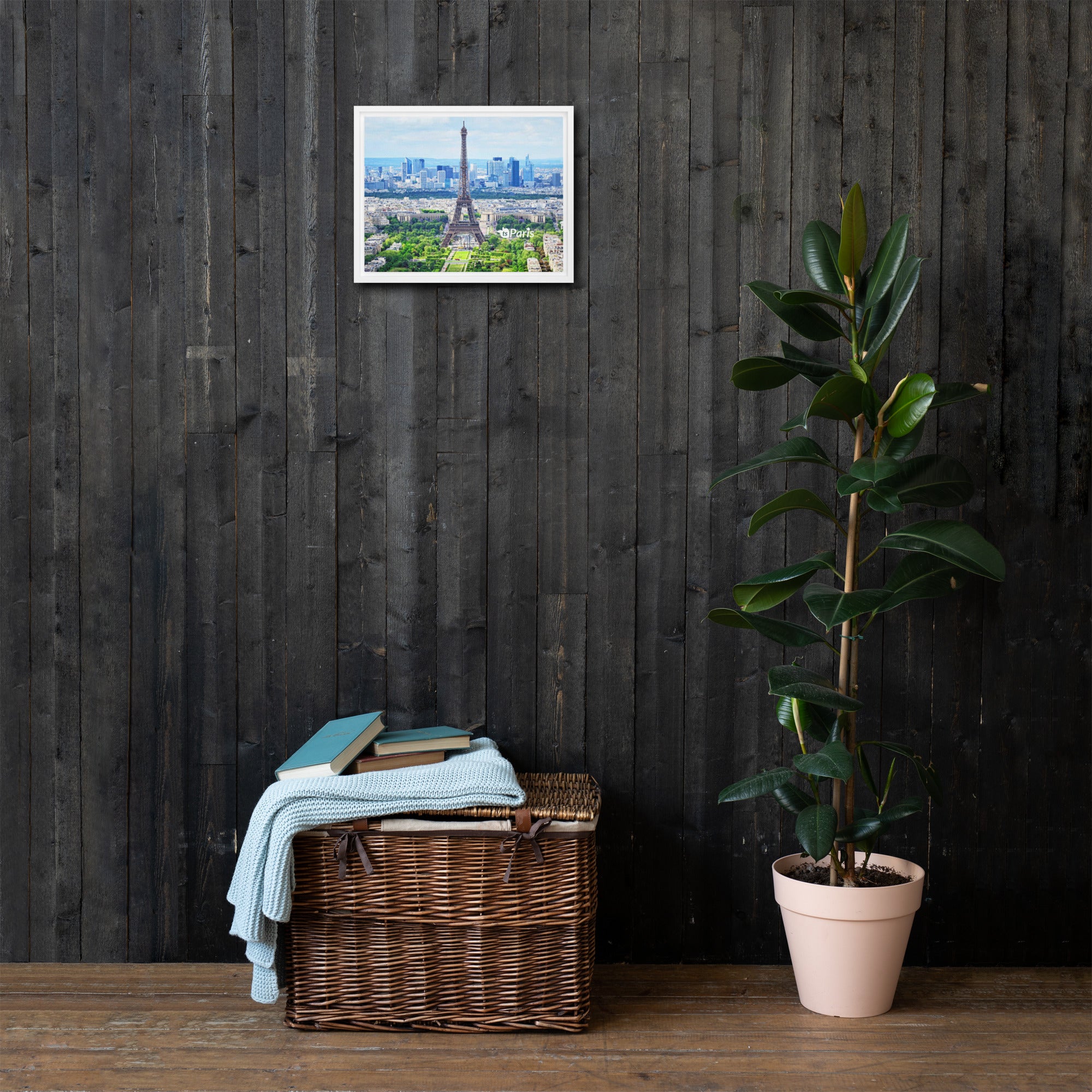 tsgabrielle® • Paris - La Tour Eiffel • Framed Canvas • 28 x 36 cm