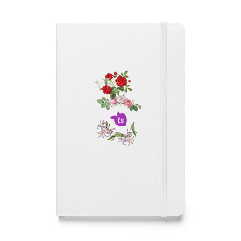 JournalBook® by tsgabrielle® • TransFLOWer • Hardcover Bound Notebook • White Product • Default Title
