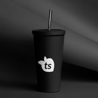 tsgabrielle® • Tumbler • Stainless Steel • Black • 20 oz •