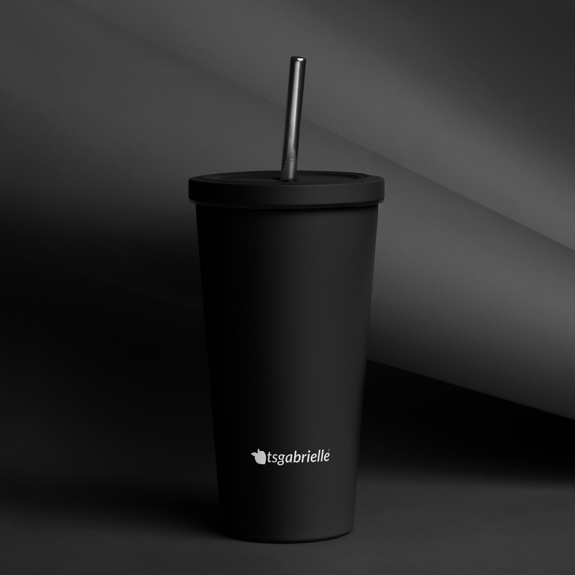 tsgabrielle® • Tumbler • Stainless Steel • Black • 20 oz •
