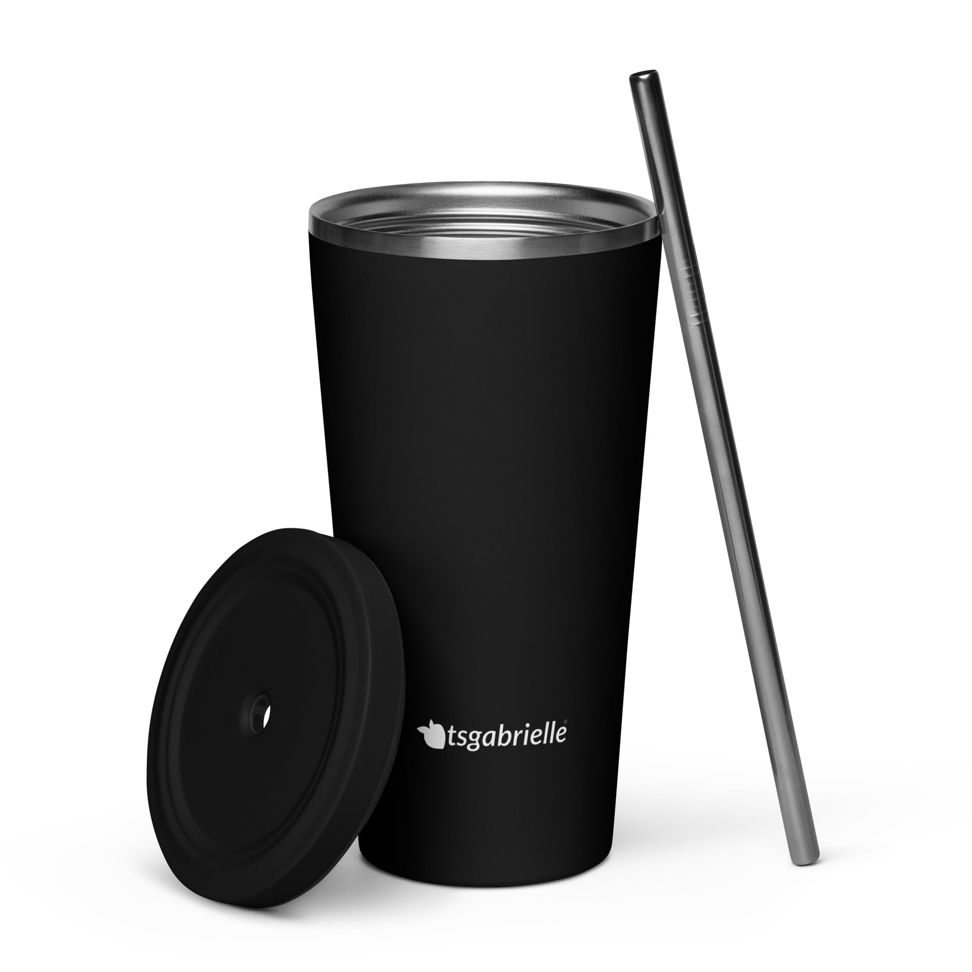 tsgabrielle® • Tumbler • Stainless Steel • Black • 20 oz •