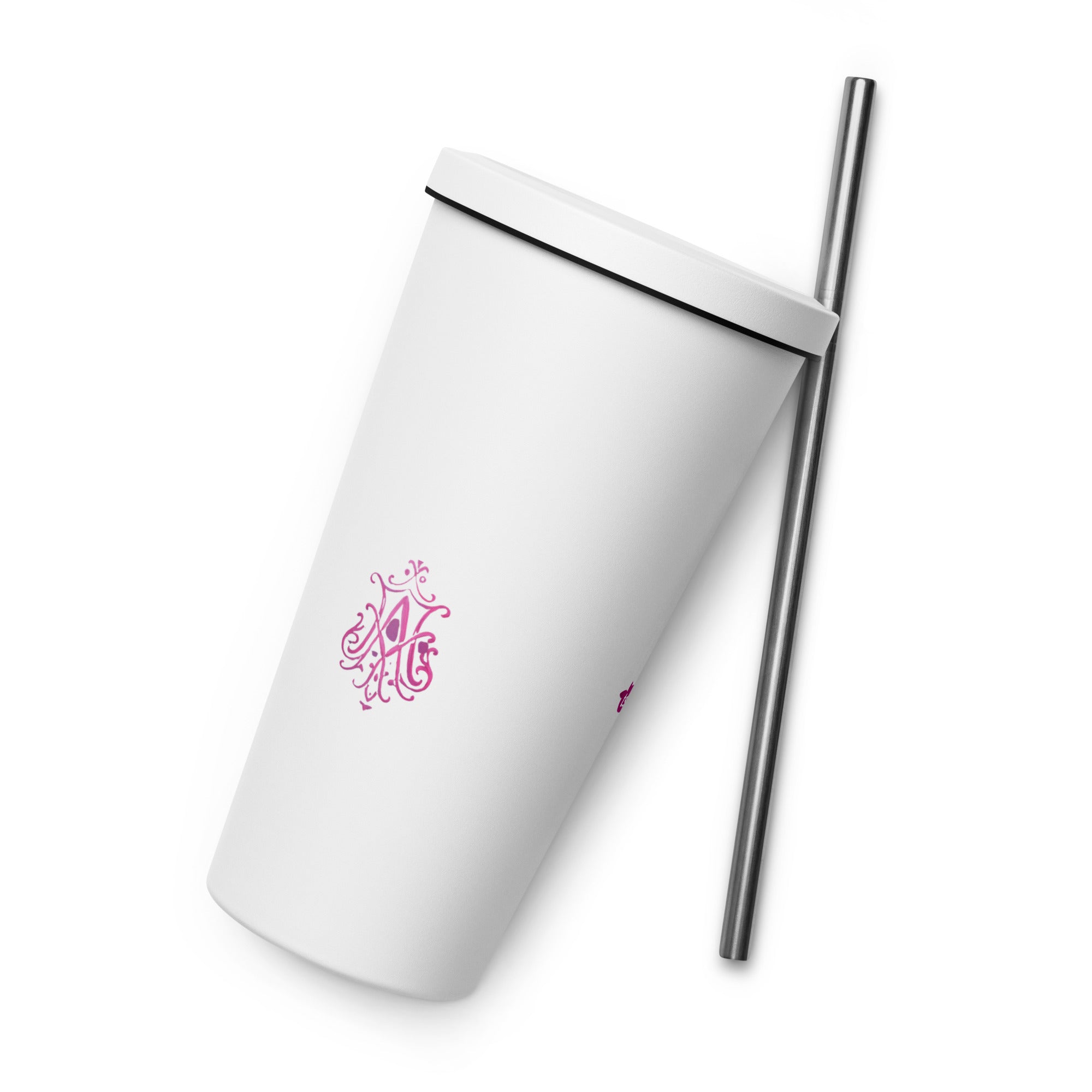 tsgabrielle® • Paris - Marie Antoinette • Tumbler • Stainless Steel • White • 20 oz •