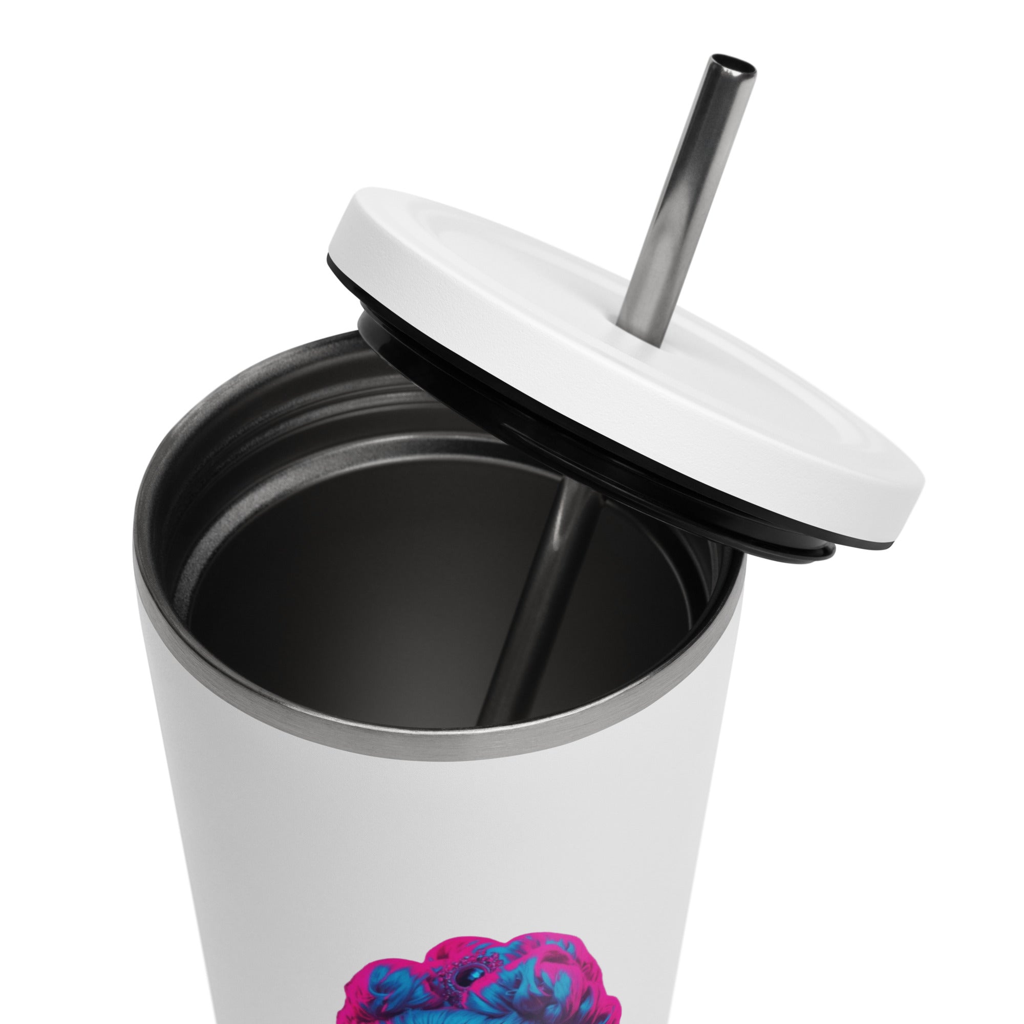 tsgabrielle® • Paris - Marie Antoinette • Tumbler • Stainless Steel • White • 20 oz •