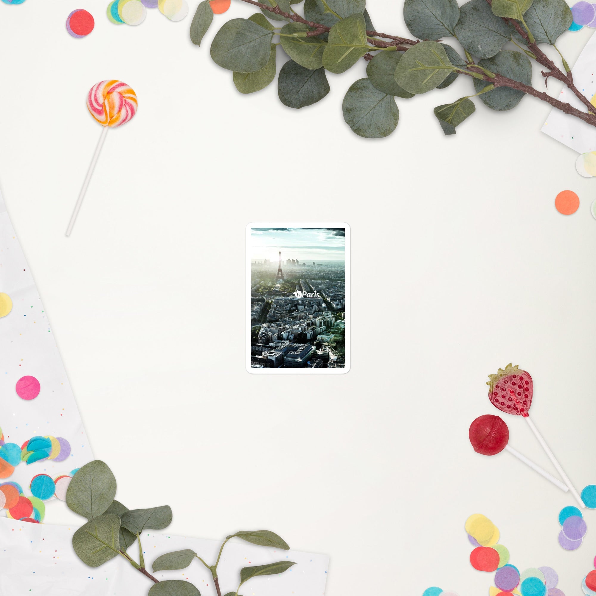 tsgabrielle® • Paris - Panoramic View • Bubble-Free Sticker • 3 Sizes •