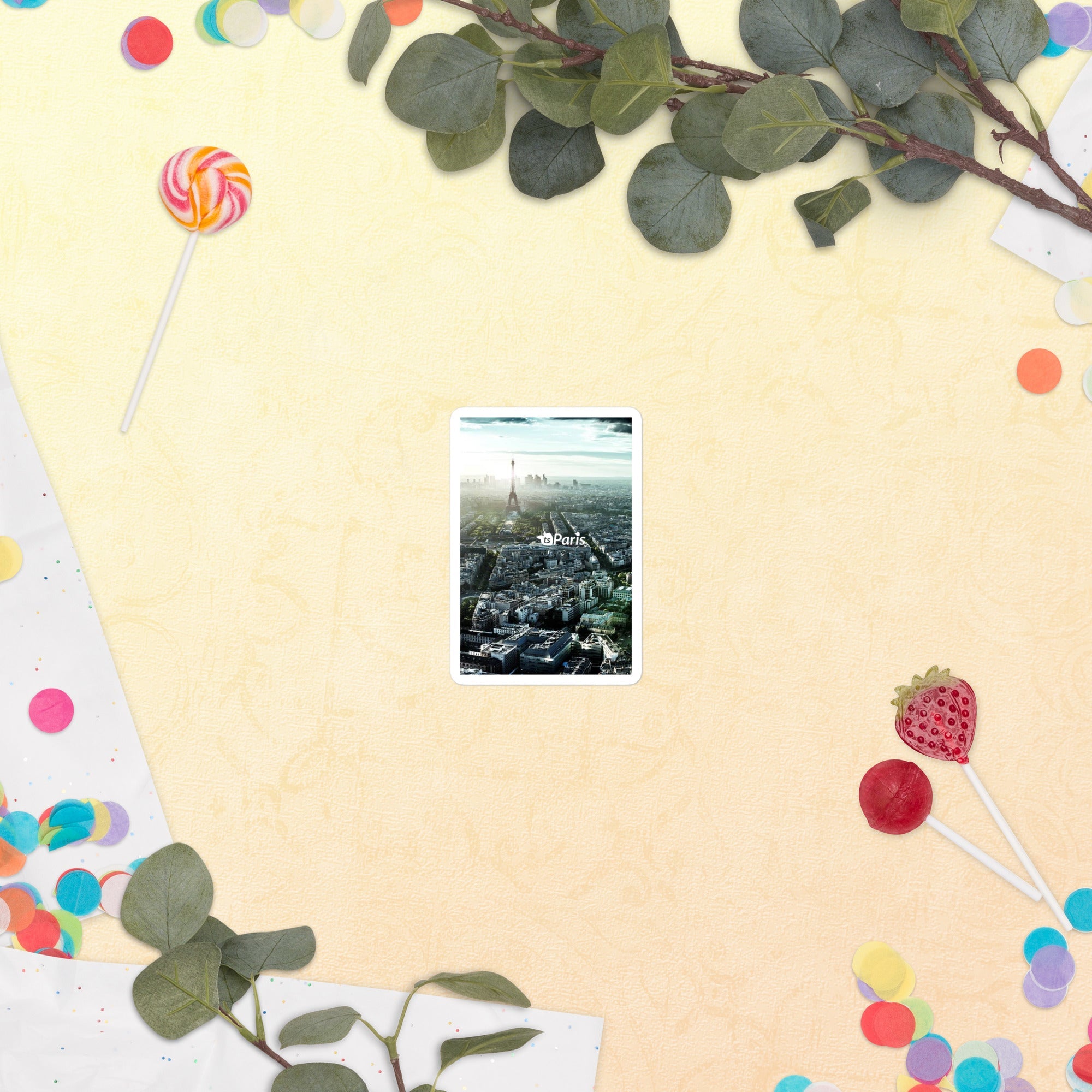 tsgabrielle® • Paris - Panoramic View • Bubble-Free Sticker • 3 Sizes •