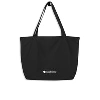 tsgabrielle® • Paris - Da Vinci • Large Tote Bag • Black • Cotton Organic •