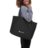 tsgabrielle® • Paris - Da Vinci • Large Tote Bag • Black • Cotton Organic •
