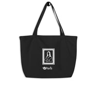 tsgabrielle® • Paris - Da Vinci • Large Tote Bag • Black • Cotton Organic •