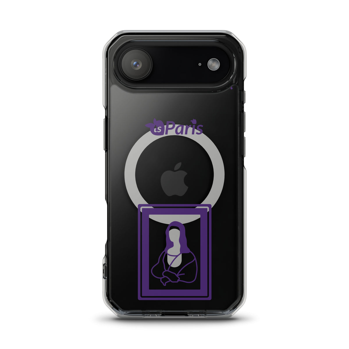 tsgabrielle® • Paris - Da Vinci • Case Compatible with iPhone® • Clear • MagSafe® • Latest Models • iPhone 17 Air Clear Back cover