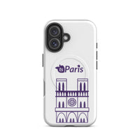 tsgabrielle® • Paris - Notre-Dame Cathedral • Tough Case Compatible with iPhone® • White • MagSafe® • Latest Models • iPhone 16 White Back cover