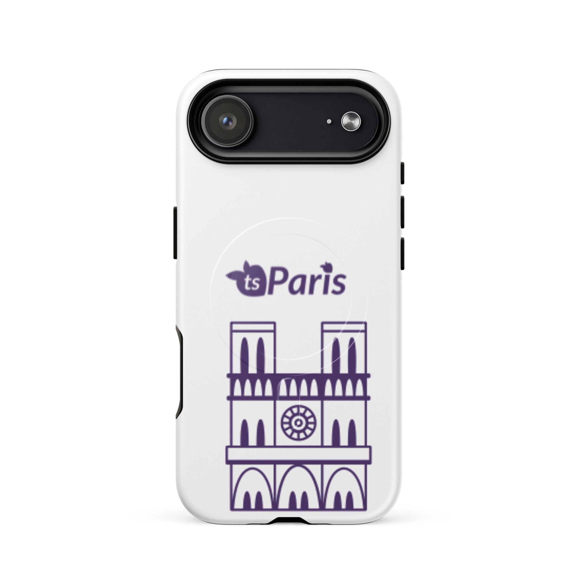 tsgabrielle® • Paris - Notre-Dame Cathedral • Tough Case Compatible with iPhone® • White • MagSafe® • Latest Models • iPhone 17 Air White Back cover