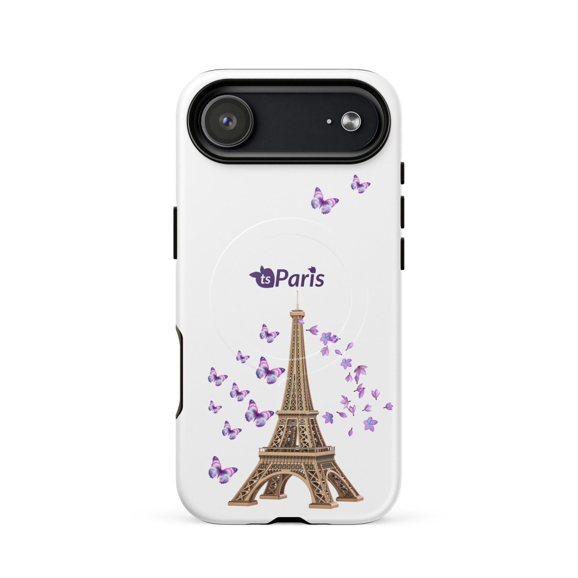 tsgabrielle® • Paris - La Tour Eiffel • Tough Case Compatible with iPhone® • MagSafe® • Latest Models • iPhone 17 Air White Back cover