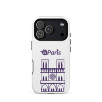 tsgabrielle® • Paris - Notre-Dame Cathedral • Tough Case Compatible with iPhone® • White • MagSafe® • Latest Models • iPhone 17 Pro White Back cover