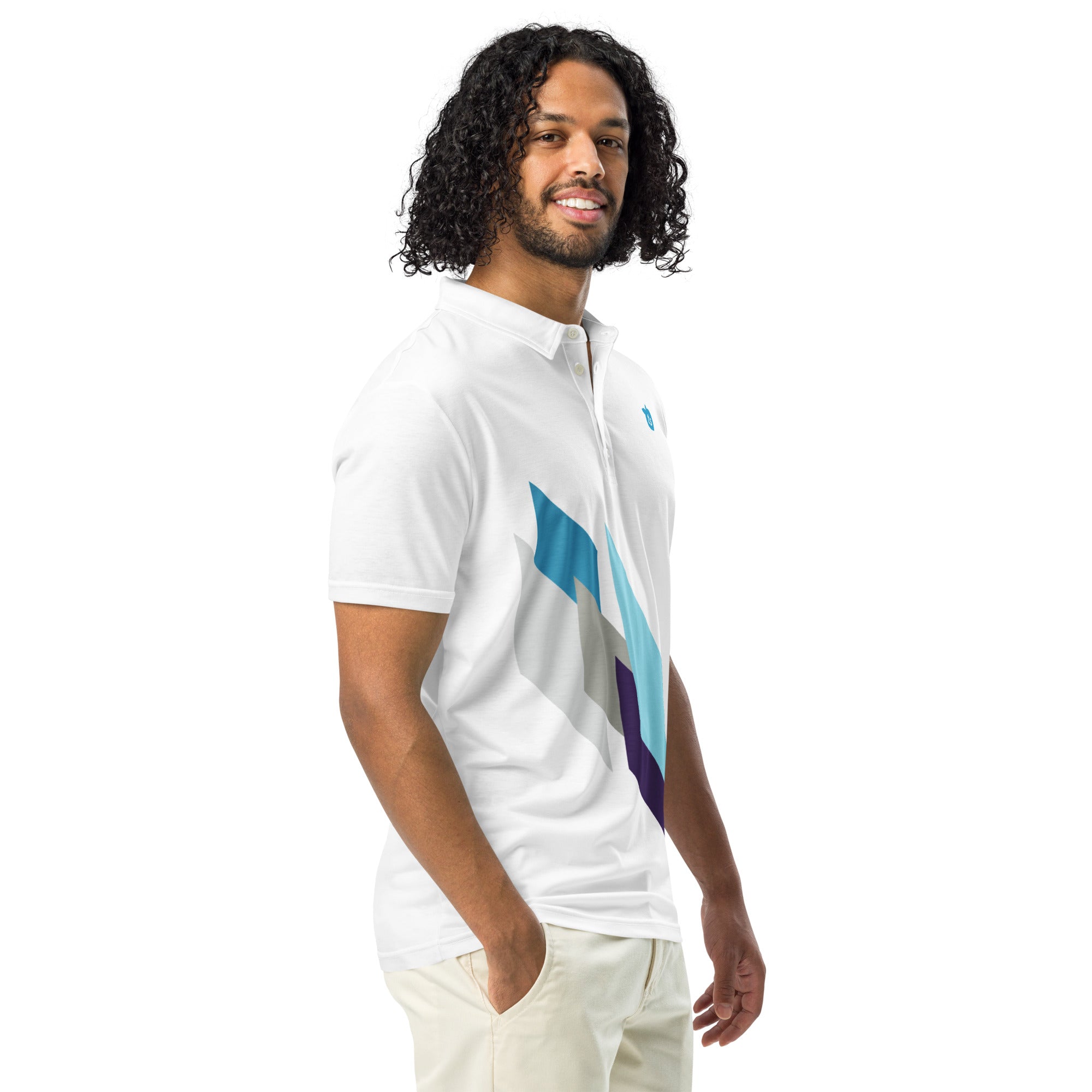 tsgabrielle® • For Him 👔 • Crystal Skies • Slim Fit Polo •