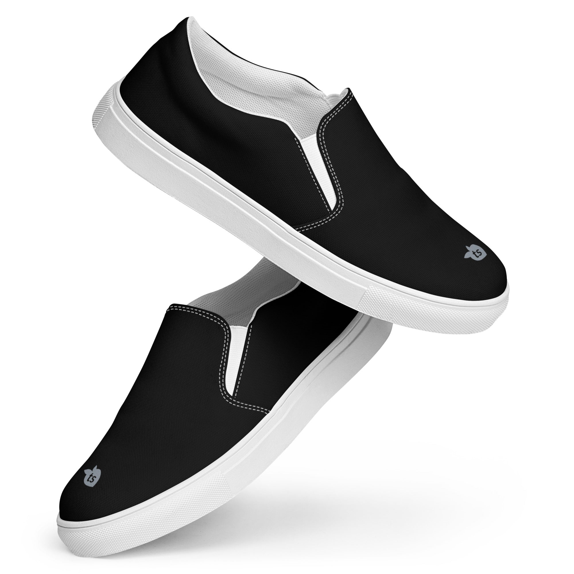 tsgabrielle® • For Him 👔 • Slip-On Canvas Shoes • Black •