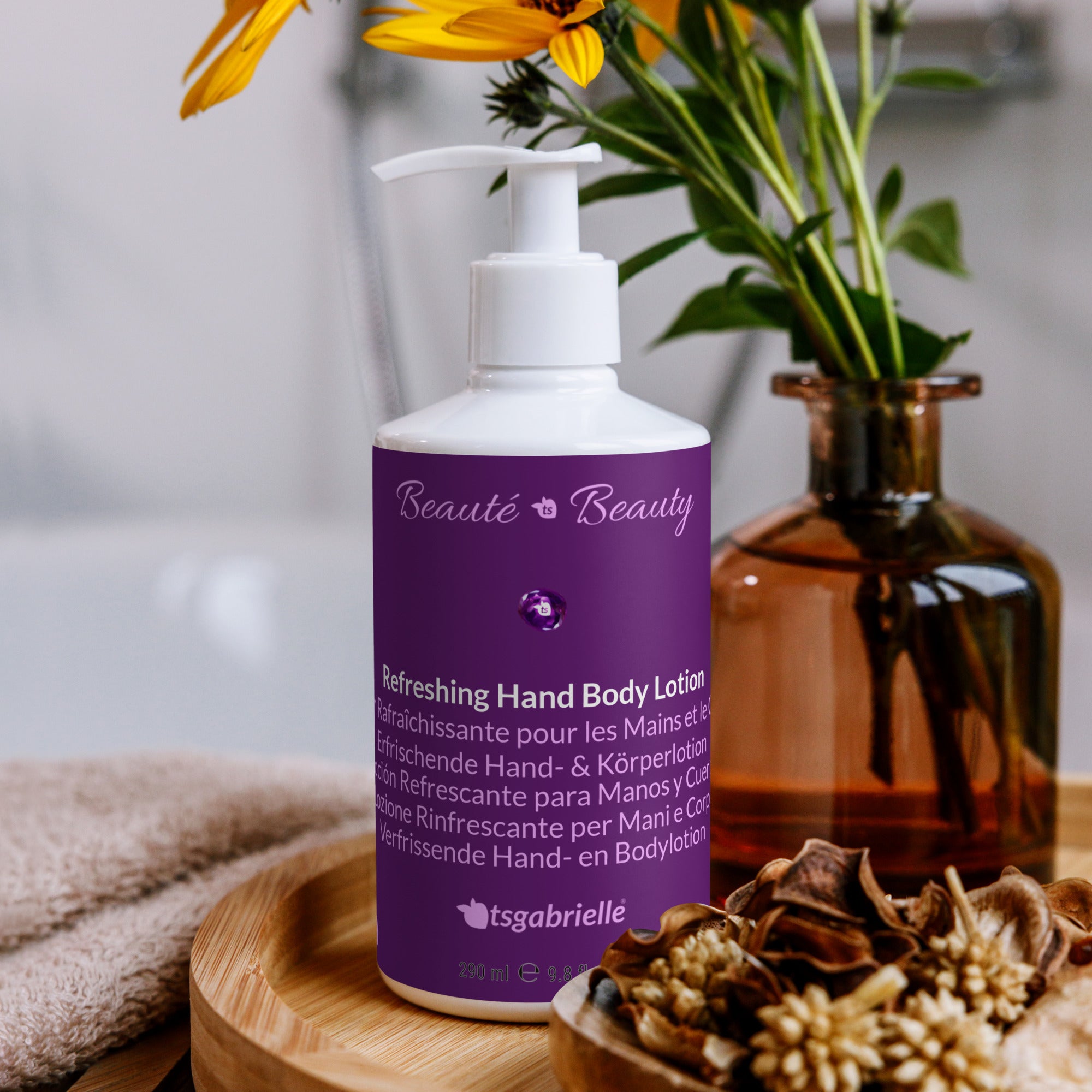 tsgabrielle® • Beauté • Beauty • Refreshing Hand & Body Lotion • 9.8 oz •