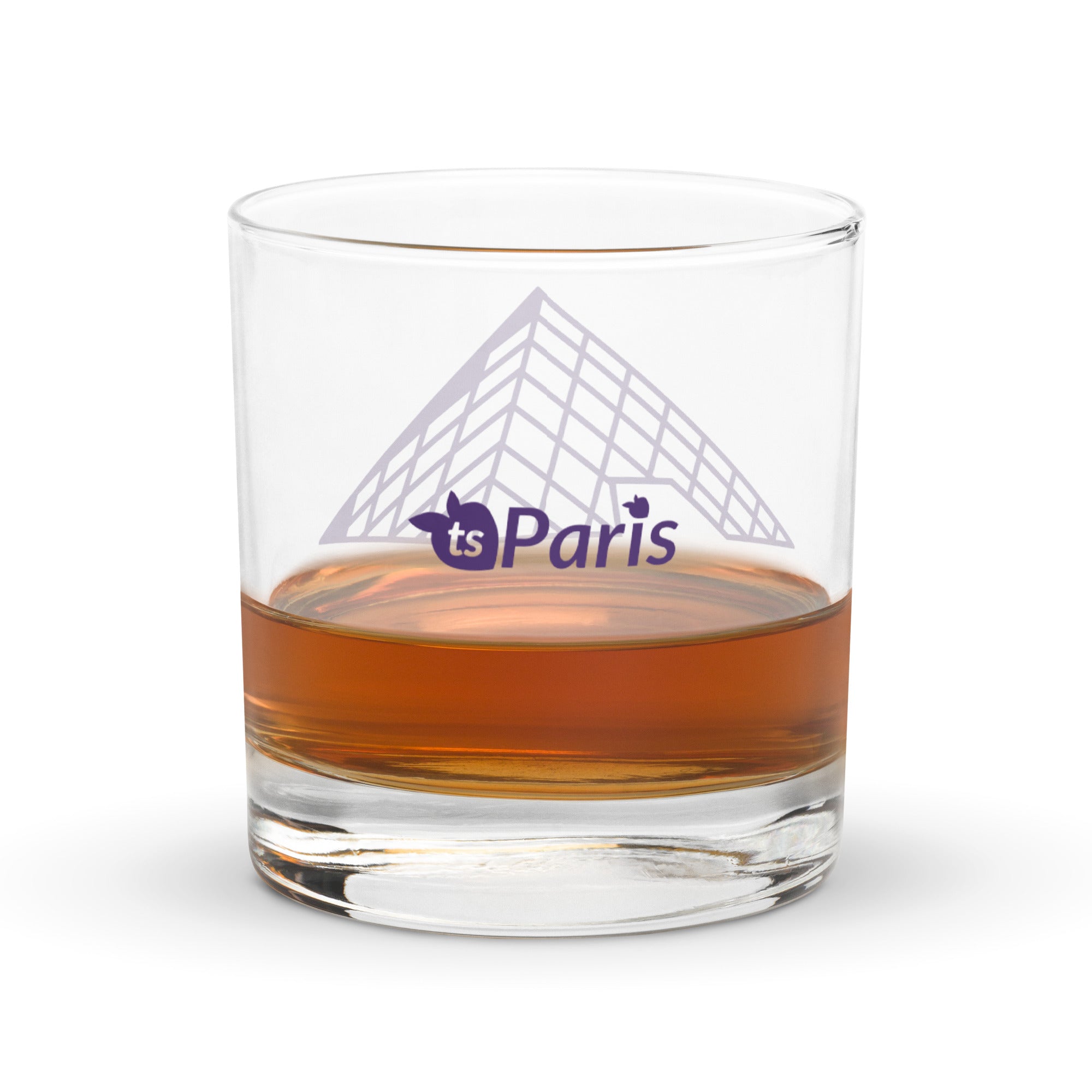 tsgabrielle® • Paris - The Louvre Pyramid • Rocks Glass • 311 ml