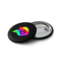 tsgabrielle® • Pride 25 • Set of 5 Pin Buttons • Black