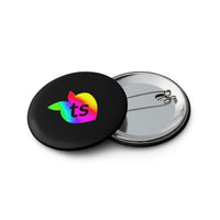 tsgabrielle® • Pride 25 • Set of 5 Pin Buttons • Black