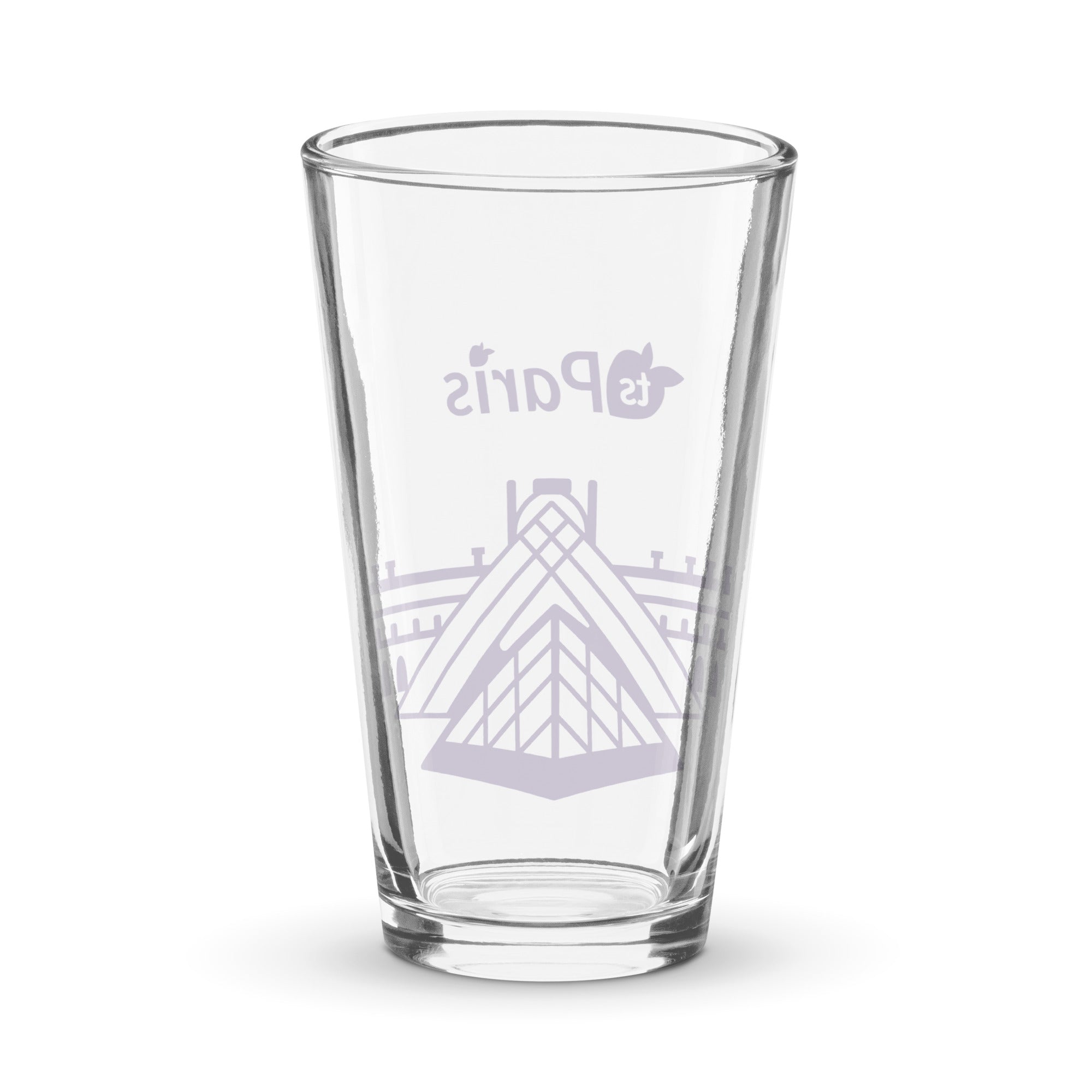 tsgabrielle® • Paris - The Louvre Pyramid • Shaker Pint Glass • 473 ml
